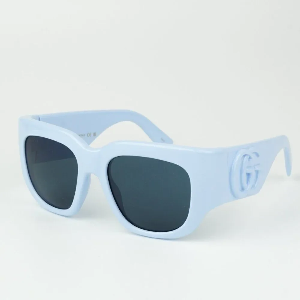 NEW Gucci GG1545S  004 Light Blue Women Square Sunglasses GG 1545S